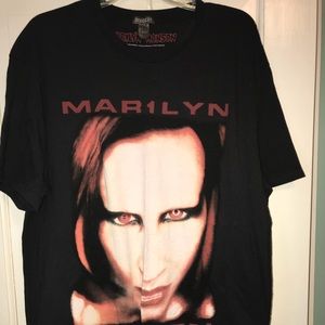 marilyn manson t shirt h&m
